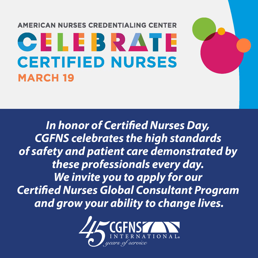 2022 Certified Nurses Day CGFNS International, Inc.