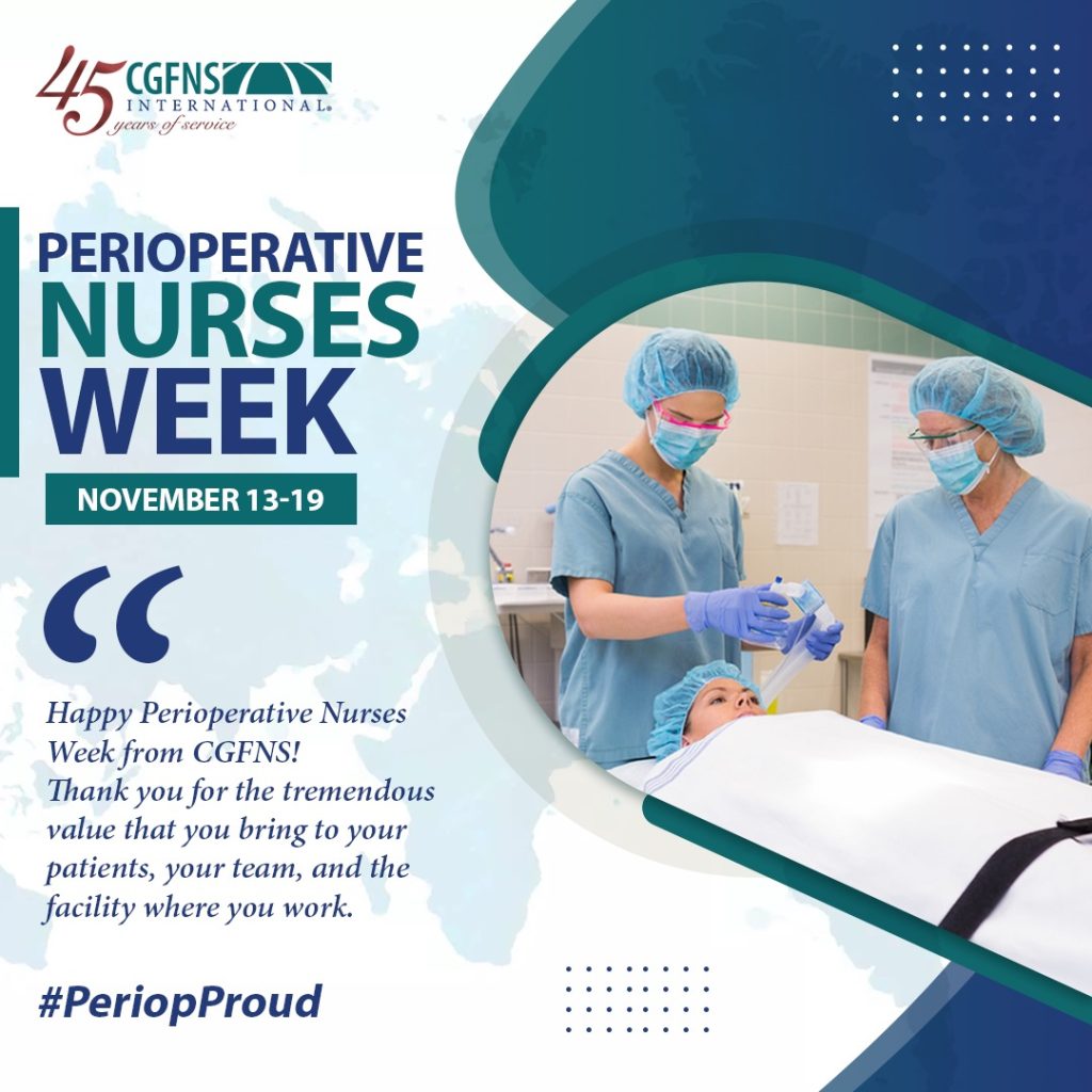 2022 Perioperative Nurses Week CGFNS International, Inc.