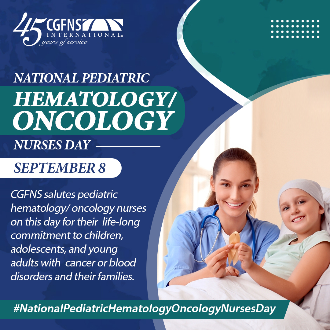 2022 National Pediatric Hematology/Oncology Nurses Day CGFNS